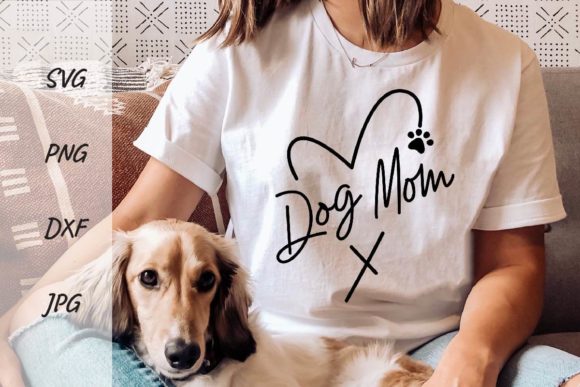 Download Dog Mom Heart Svg Mothers Day Shirt - Premium Bundle