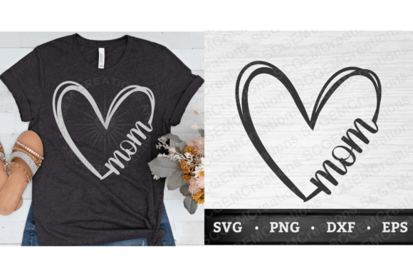 Download Mom Heart SVG - Premium Resources