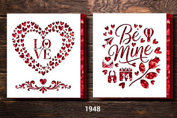 Download Valentine's Day Gift Card SVG Layer 1948 - 1948 Collection